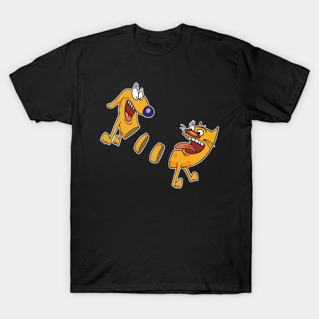 Catdog T-Shirt by elcaballeros